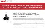 Unlock the Potential of Your Applications with Synthetic Data Generation Using JR